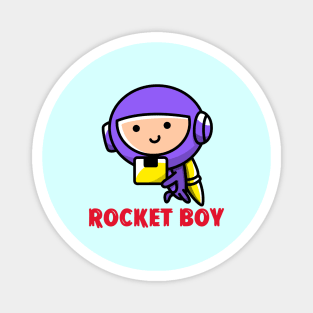 Rocket Boy | Cute Baby Magnet